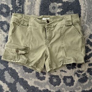 Market & Spruce Sage Cargo Shorts